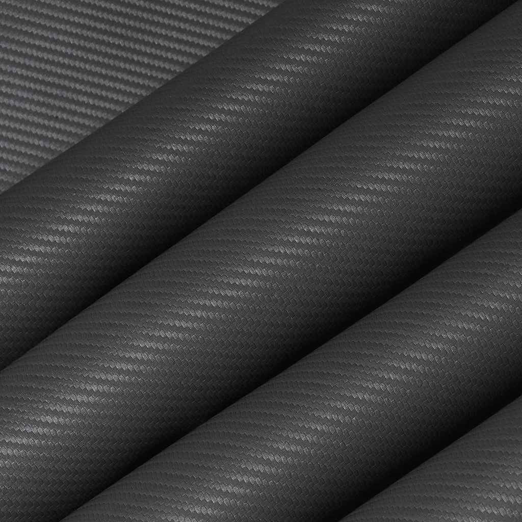 Vinyl Dark Gray Carbon Fiber 54" Wide 10 Yards Boat Auto