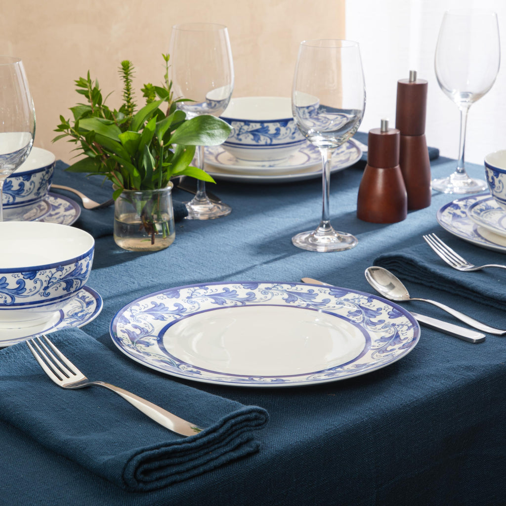 Kitchen Essentials Plates and Bowls Set, 12 Piece Dinnerware