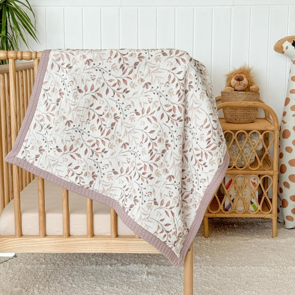 Blanket with Name - 100% Organic Cotton Newborn Gift | Custom Knit Blanket for Boys, Girls, Kids & Baby Showers