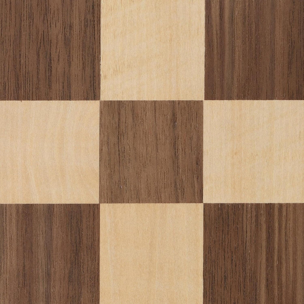 Classic Walnut Wooden Chess Board Only 11.875 inches, Large Chess Board for Adults, Wood Veneer Chessboard, 1.25 inch
