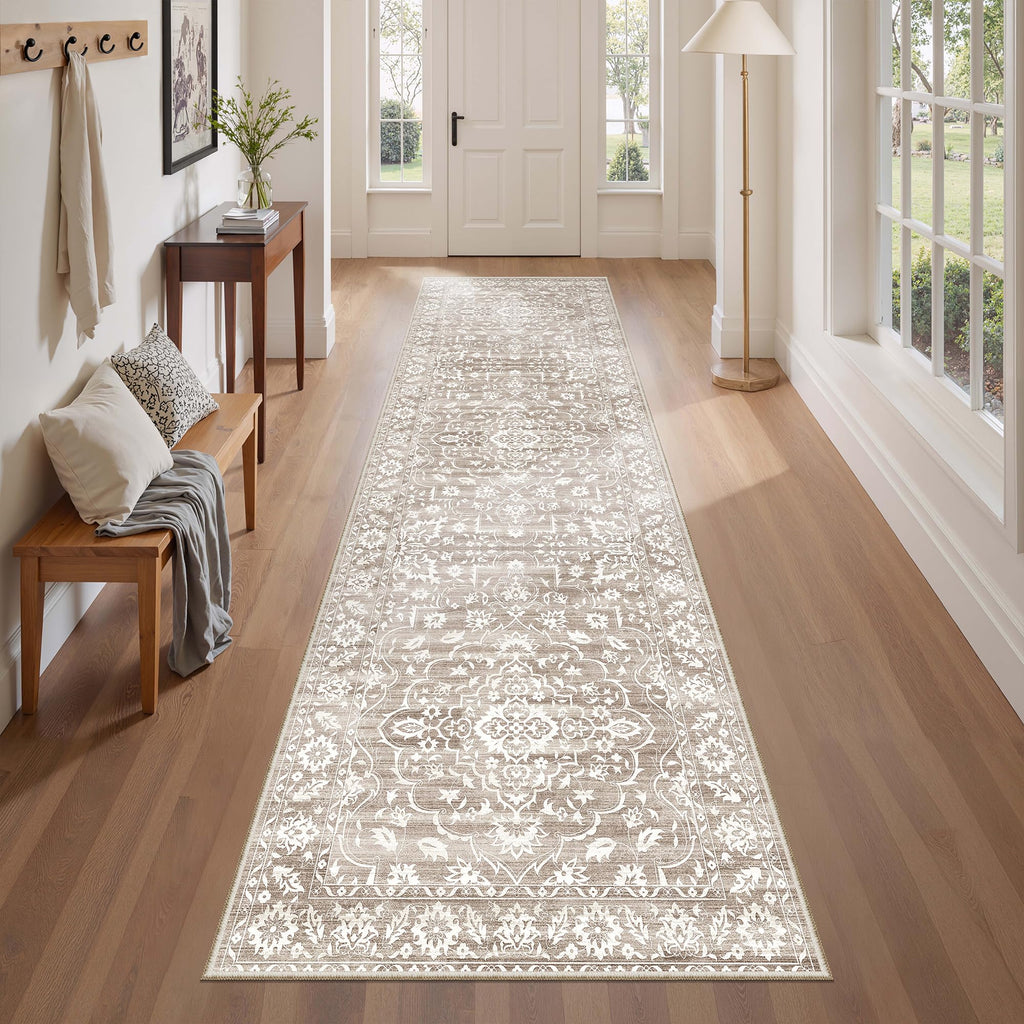 2.5'x8' Runner Rugs, Washable Kitchen Runner Rug