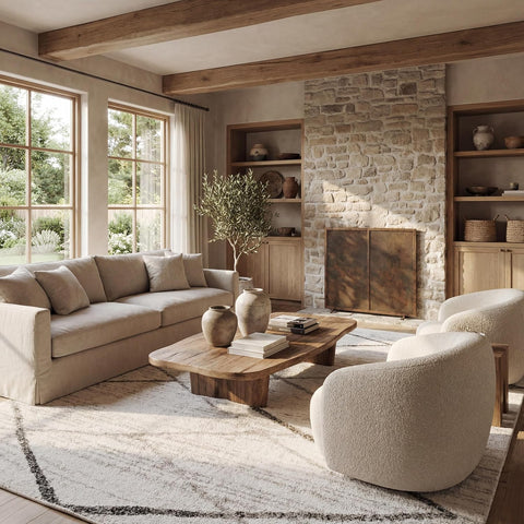 5x8 Thigpen Contemporary Area Rug, Grey, Abstract Lines, Non-Slip Backing, Stain Resistant, For Bedroom, Dining Room