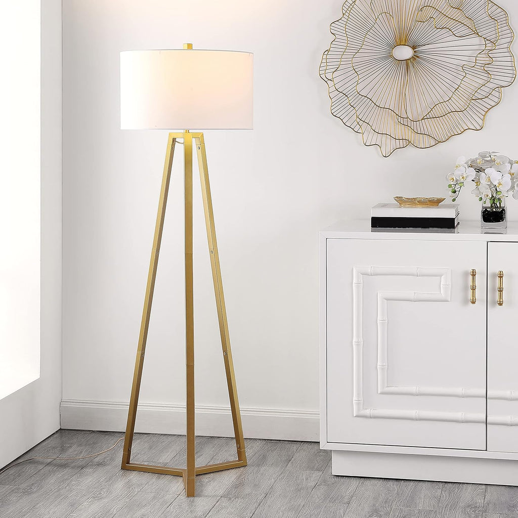 Deisa Contemporary Gold 64-inch Tripod Floor Lamp (LED Bulb Included)