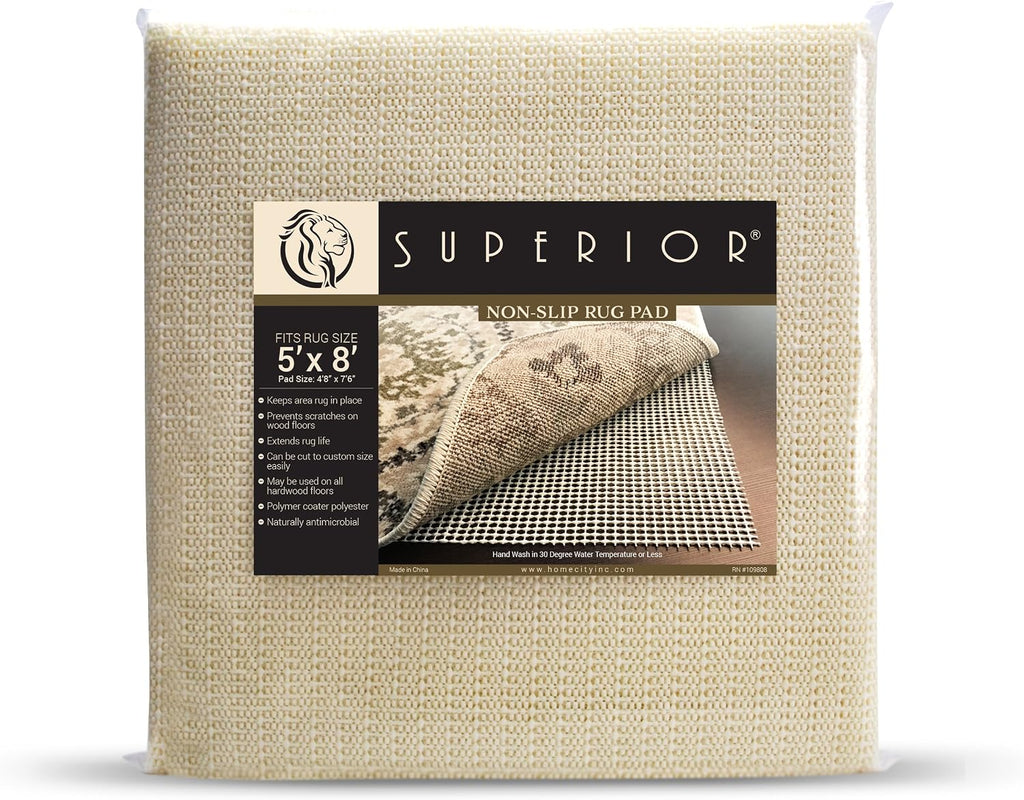 Area Rug Pad, Non-Slip, Non-Skid, Floor Protector, Table Runner, Hardwood And Tile Floors Padding, Washable, Place - Set of 40