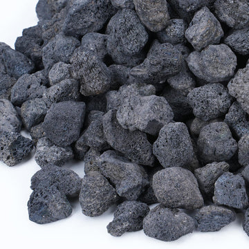10lbs Lava Rocks for Fire Pit, 1"-2" Black Propane Fire Pit Rocks