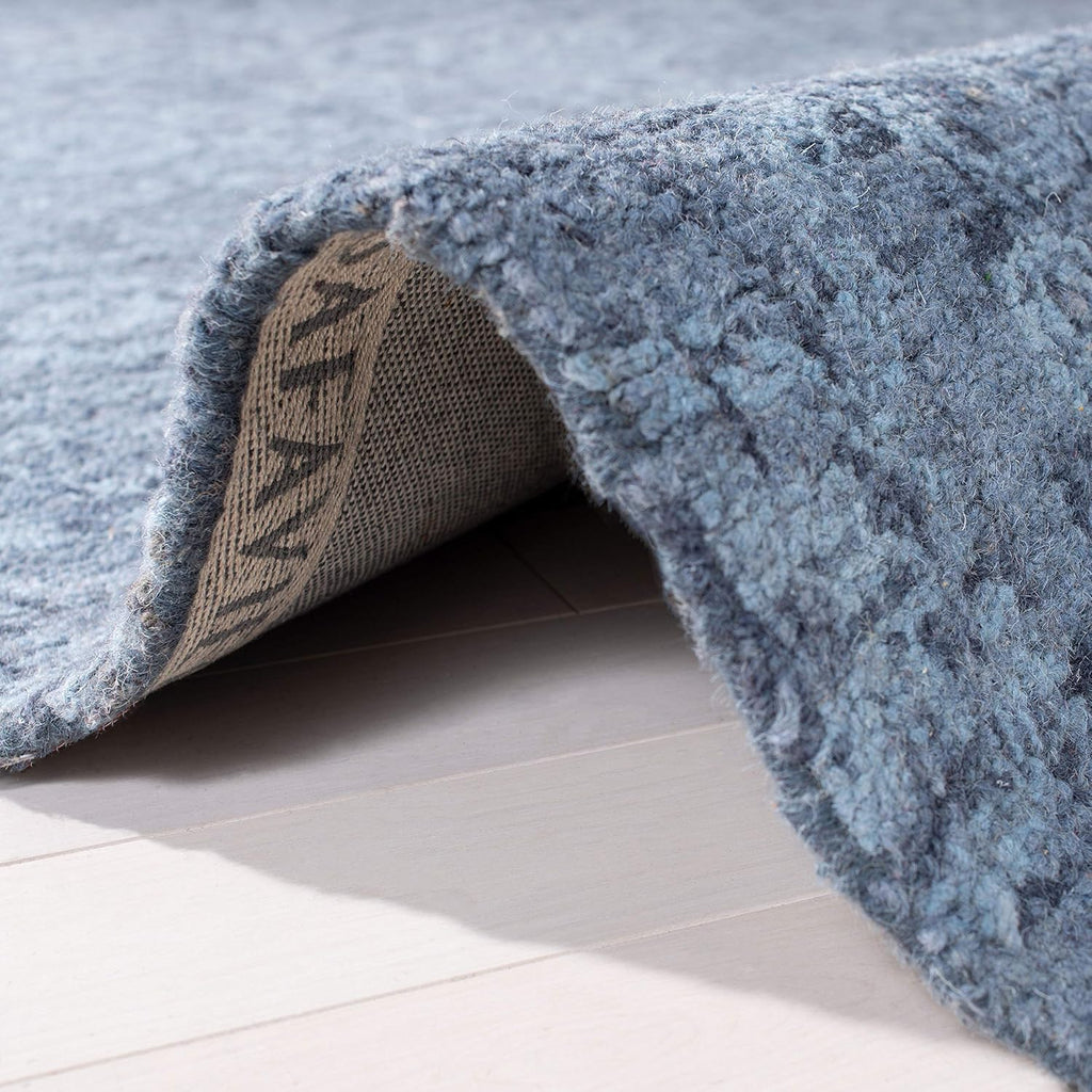 Area Rug 8x10 - Abstract - Large - Blue, Handmade Wool