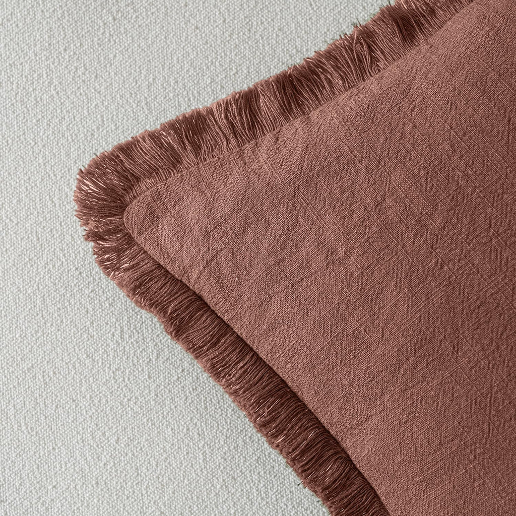 Linen Decorative Fall Lumbar Throw Pillow Covers Autumn Glaze 12x20
