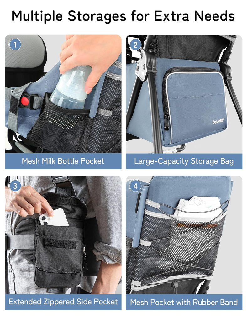Toddler Hiking Backpack Carrier-Adjustable Padded Shoulder Straps