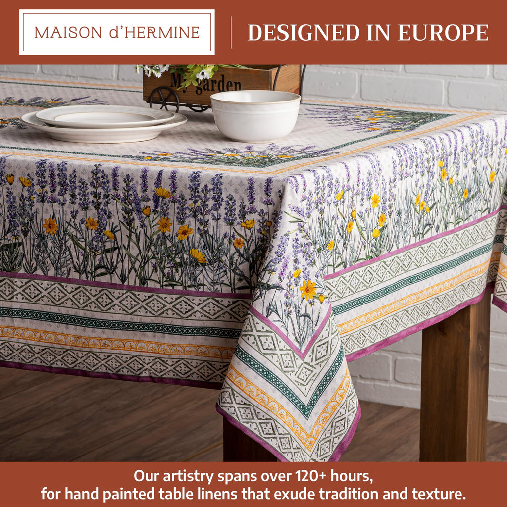 Table Cloth Square Table Reusable 100% Cotton 54"x54"