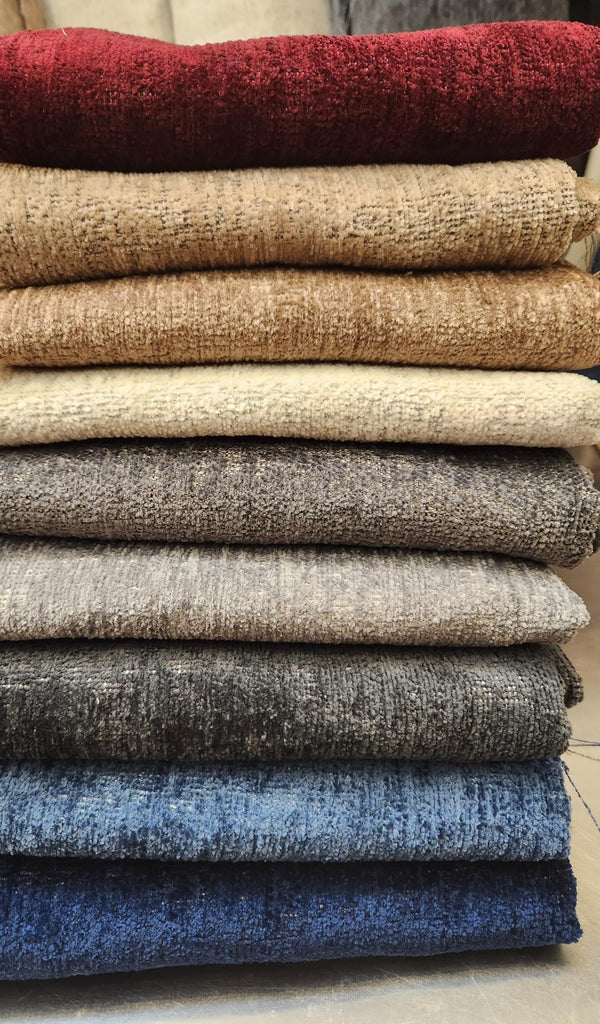 Chenille Fabric Sold by the Yard | for Upholstery, Seating, Drapery, Curtains, Accessories (Peta-Approved Vegan)
