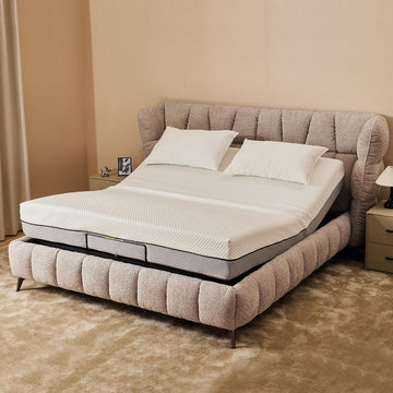Ergonomic Adjustable Bed Frame, Independent Head and Foot Incline, Zero Gravity, Electric Bed Base with Wireless