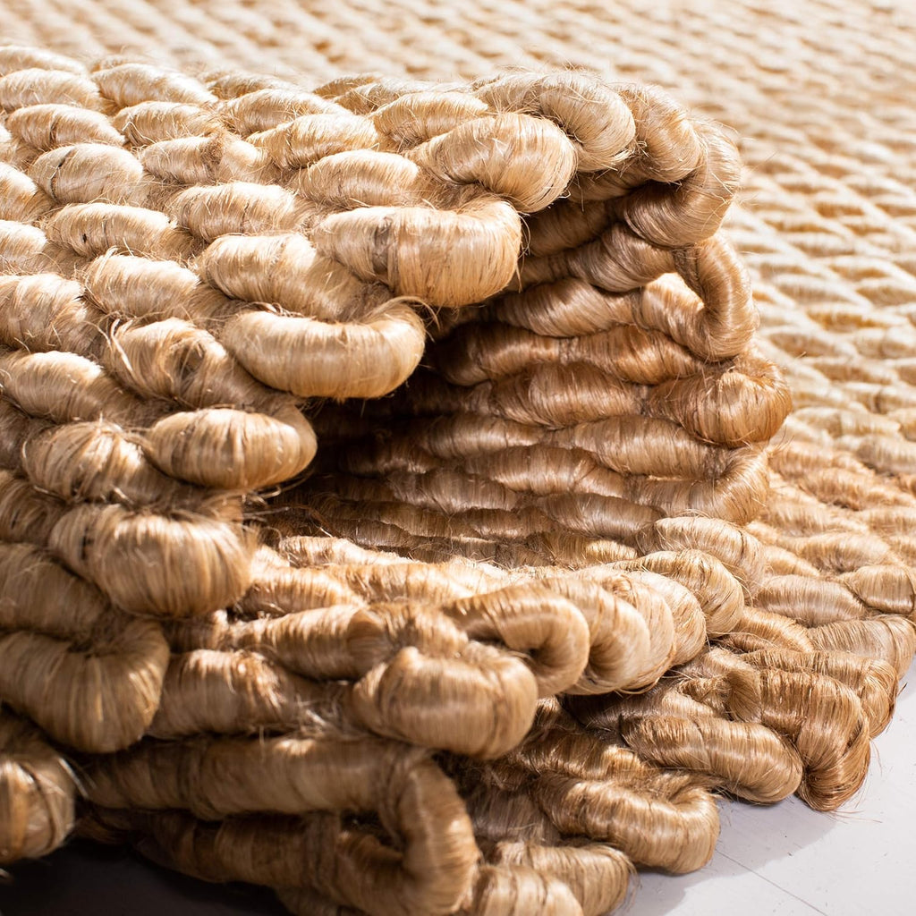 Natural Fiber Area Rug - 9' x 12', Natural, Handmade Jute