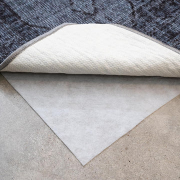 5' x 7' Non-Slip Rug Pad, Reversible Gripper, Non Skid Pads for Hardwood, Vinyl, Tile, Laminate Floors, Keep Area - Set of 35