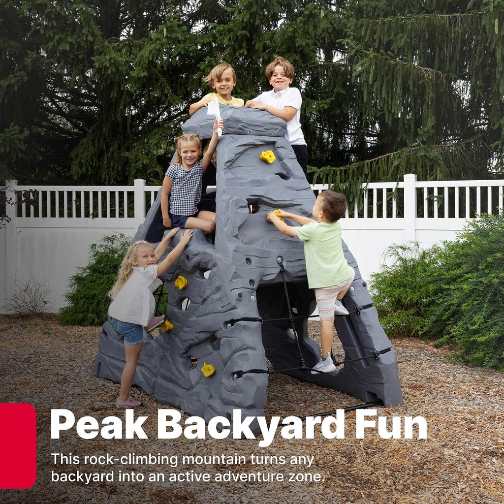 Skyward Summit for Kids, Climbing Wall Playset for Toddlers, Ages 4 -8 Years Old, Easy to Assemble Kids Outdoor