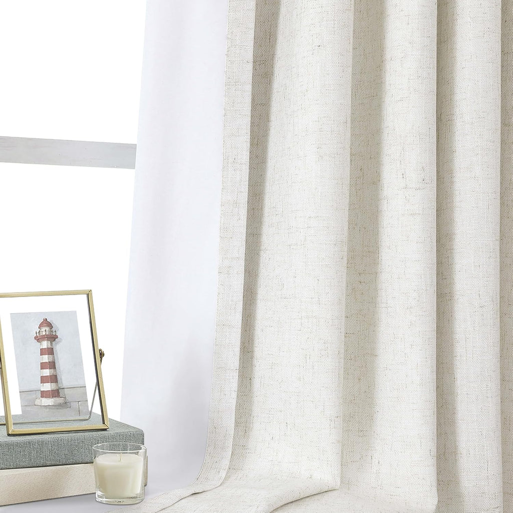 Pink Bailey Pinch Pleated Full Blackout Window Curtain Panels, Modern Textured Drapes for Girls - Set of 2