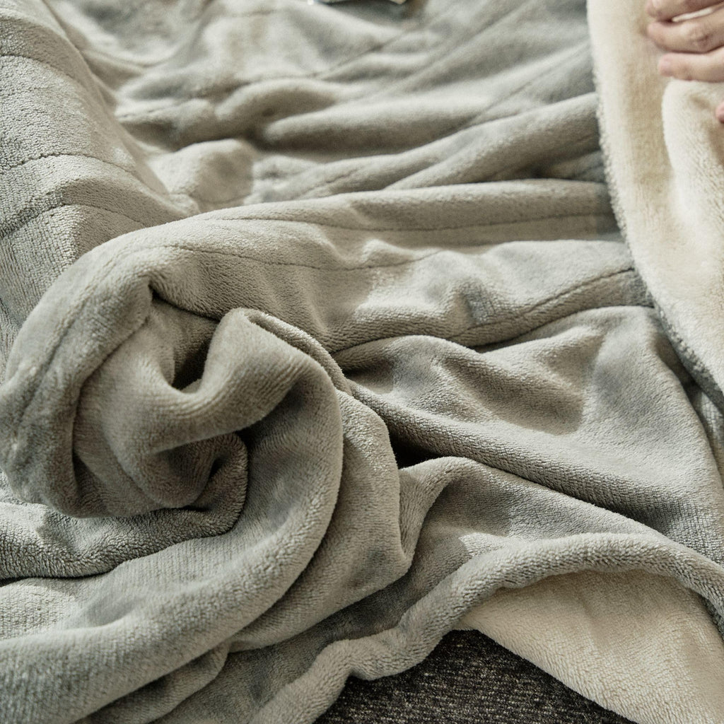 Heated Blanket, 4 Heat Levels Electric Blanket, Grey