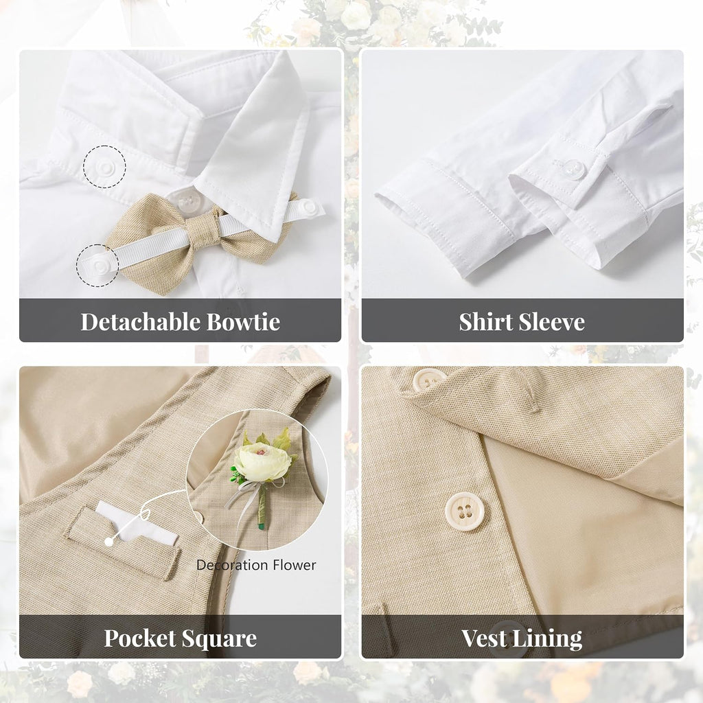 Boys Suit Formal Wedding Guest Dress Clothes