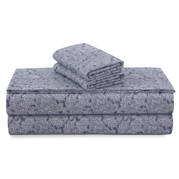 Ludovica Paisley Portuguese Flannel Sheet Set