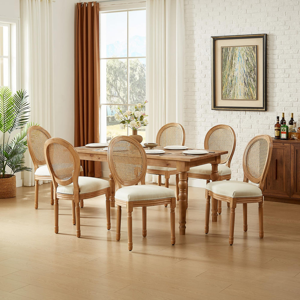 French Country, Upholstered Set of 6