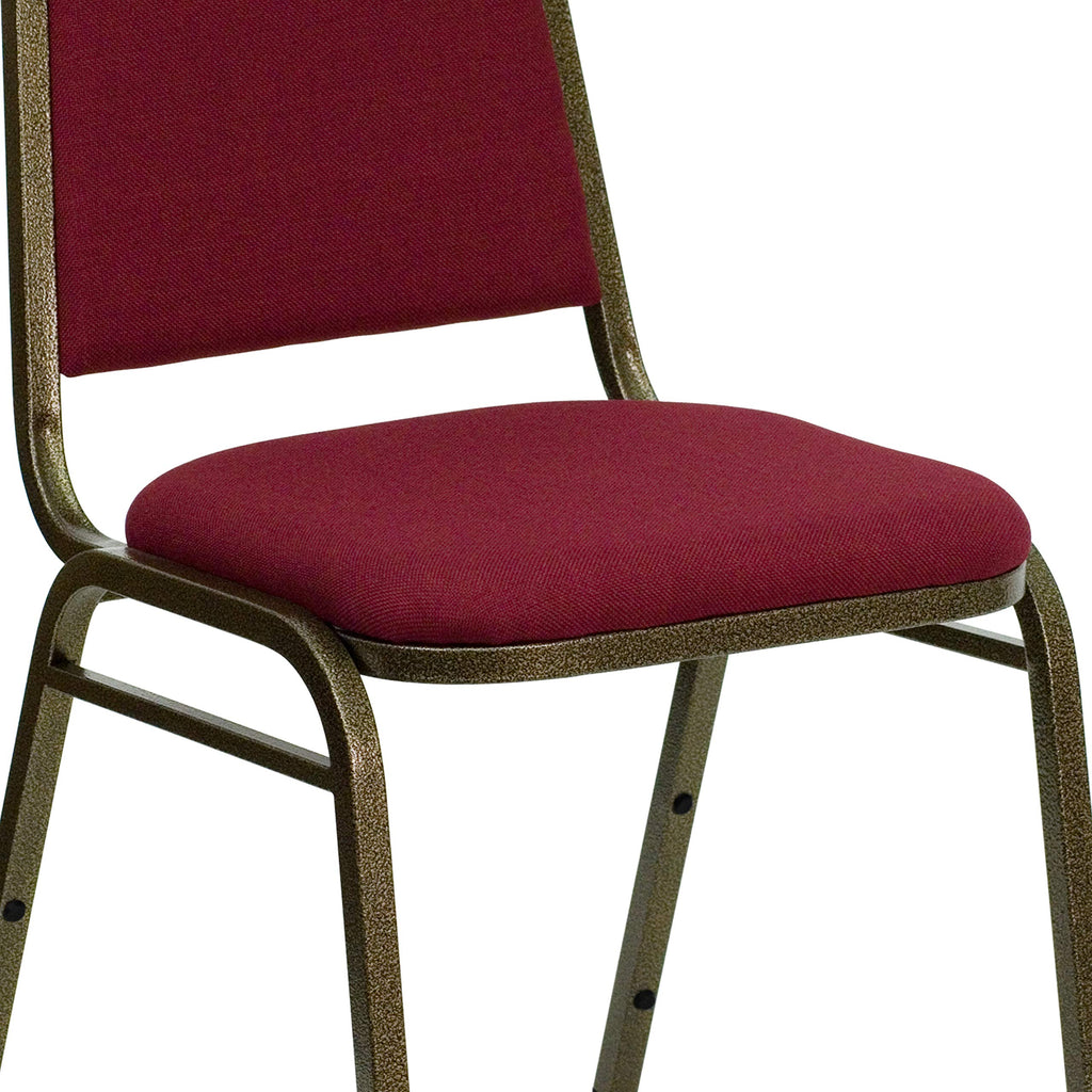 Hercules Fabric Banquet Chair, Burgundy, 4-Pack