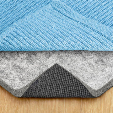 Dual Surface - 8'x10' - 3/8" Thick - Felt + Rubber - Enhanced Non-Slip Rug Pad - Adds Comfort and Protection - Set of 80