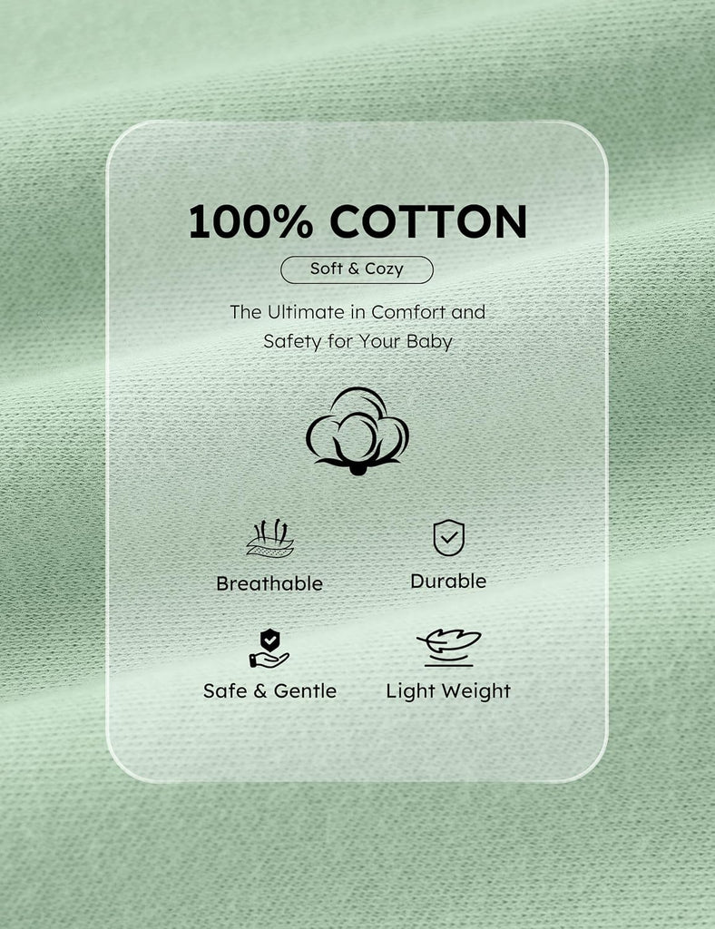 Baby Pajamas 100% Organic Cotton Sleepers Boy Girl Clothes