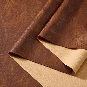 Faux Leather Fabric 55" Wide Crazy Horse PU 1.0mm Thicken