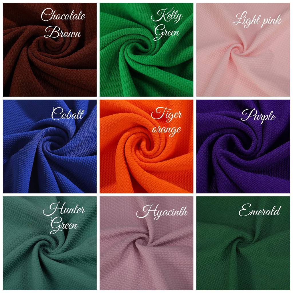 Liverpool Bullet Textured Fabric By the Yard 4 Way Stretch Solid - Yard Thick Knit Jersey Liverpool Fabric for Bows