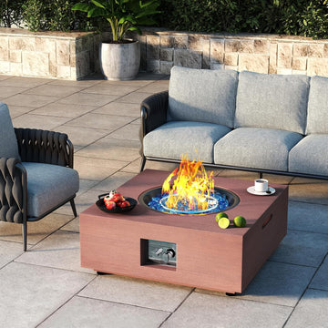 28 Inch Fire Pit Table Propane Fire Pit 40,000btu Gas Fire Pits