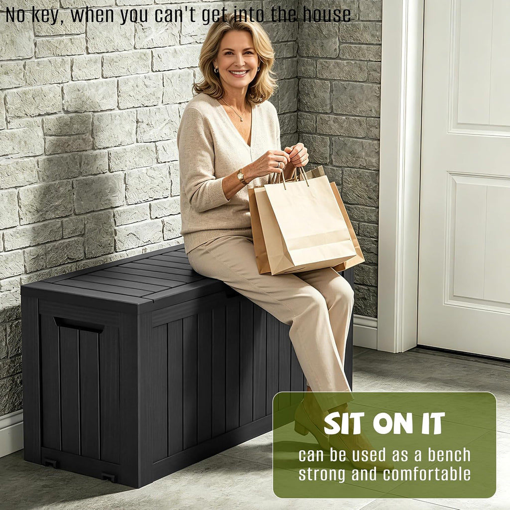 90 Gallon Outdoor Package Delivery Box with Lockable