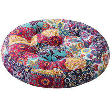 Round Floor Pillows, Large Boho Meditation Cushions Seat for Adults