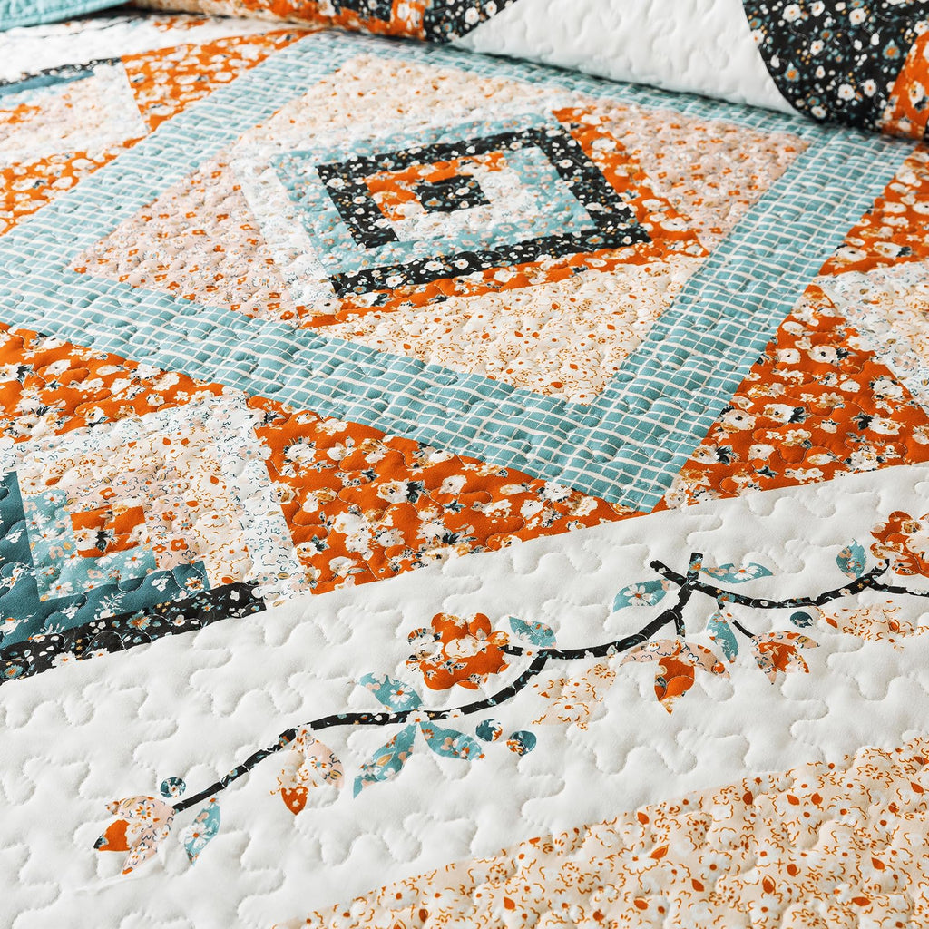 Cotton Quilt Sets, Lightweight Quilt Bedding Set