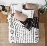Geniospin King Comforter Set- 7 Pieces Boho Bed in a Bag, Western Bedding Set for All Seasons