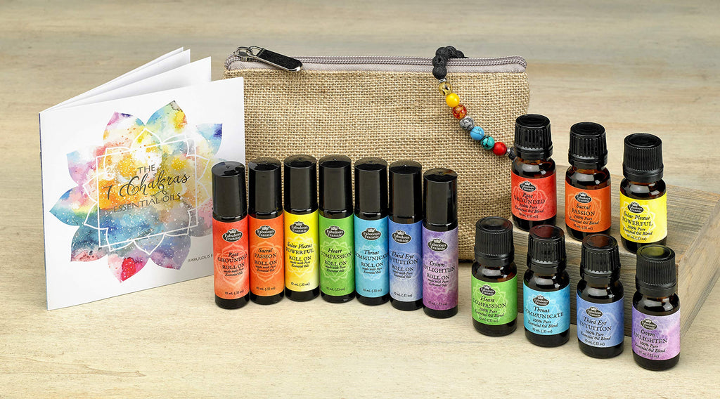 Chakra Healing Gift Basket All Natural Made with Pure Essential Oils