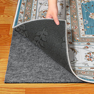 Waterproof Rug Pad 4x6 Ft, Under Area Carpet Padding, Non Slip Felt Rug Pads for Hardwood Floors, Protective Underlay - Set of 24