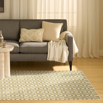 Home Nordic Green Area Rug - Easy Clean, Non Shedding, Bed Room, Living Room, Dining Room, Kitchen