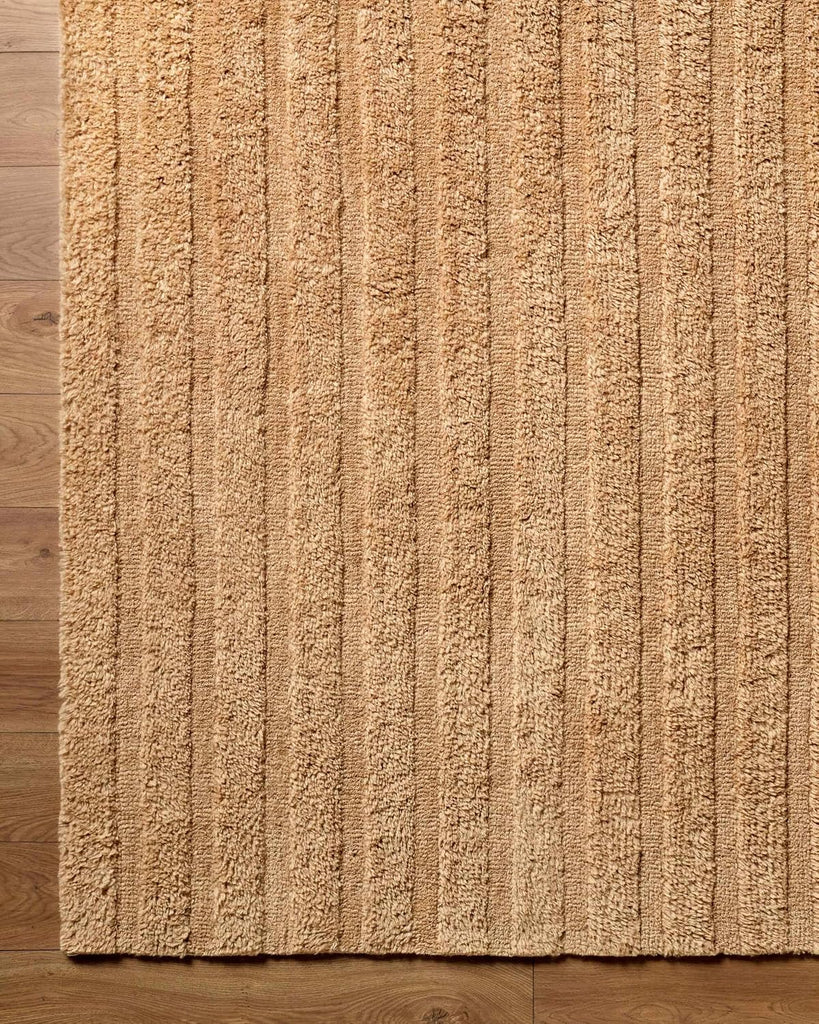 Konani Wool Machine Washable Area Rug - Striped Tone On Textured - Contemporary Modern Minimalist Transitional