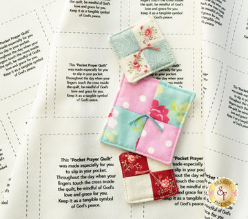 Pocket Prayer Quilt Panel (Natural)
