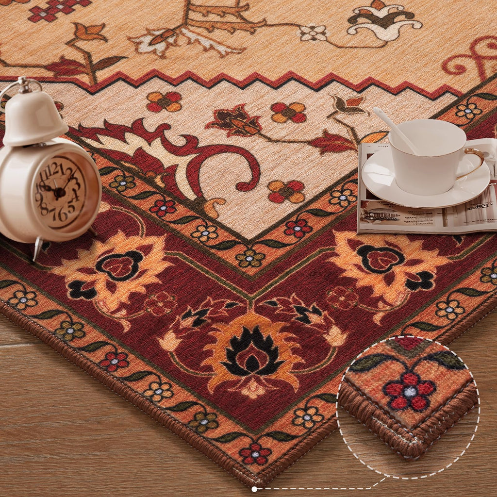 Washable Kitchen Runner Rug 2x5ft, Small Carpet