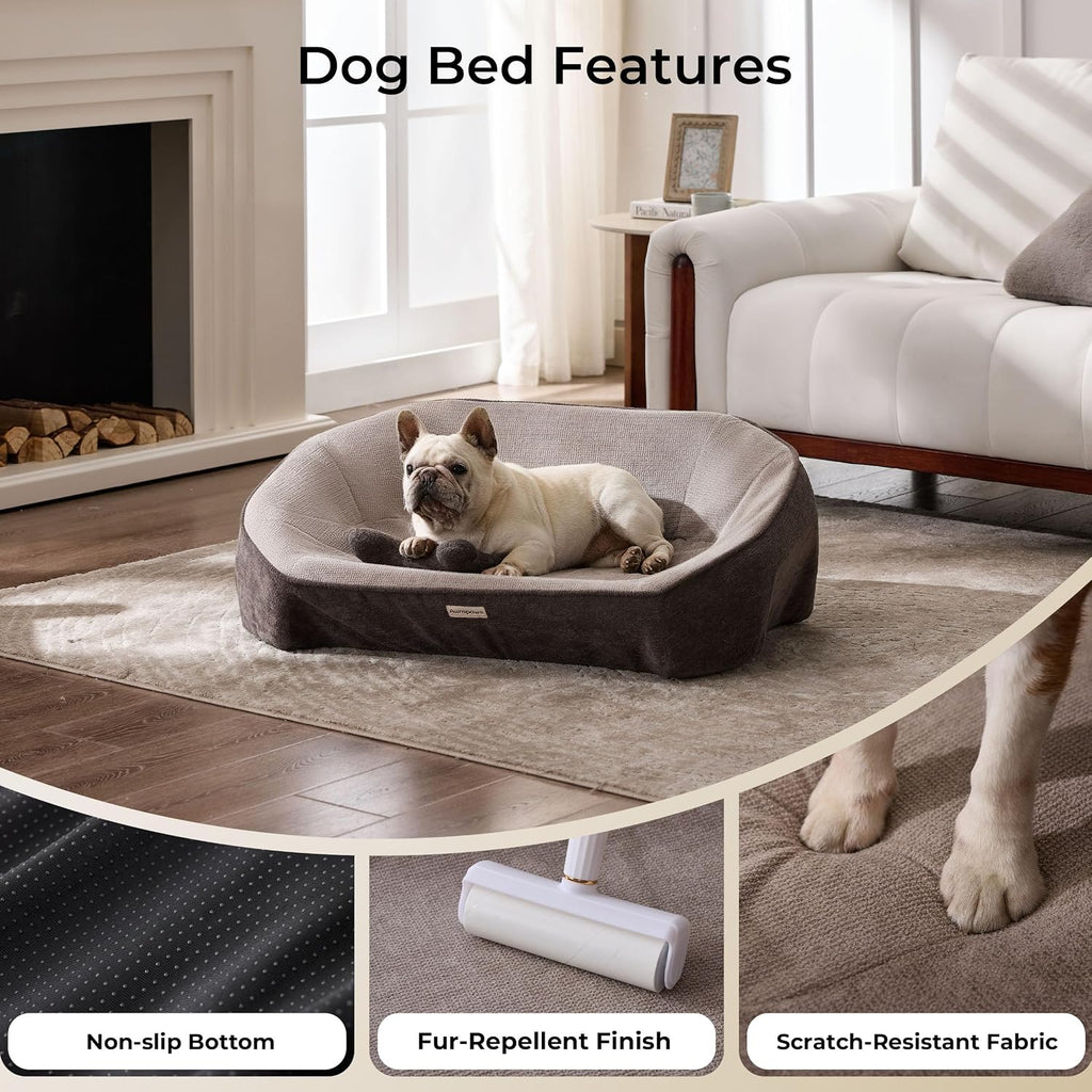 Dog Bed for Small Dogs with 3 Covers, Extra Thick Memory Foam