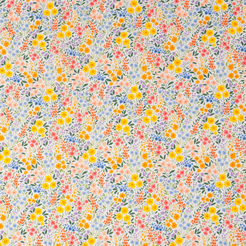 Fabrics, 100% Cotton, Quilt and Craft Fabric for Sewing, 44 Inch Wide, Spring Gnome Floral, Cut by Yard