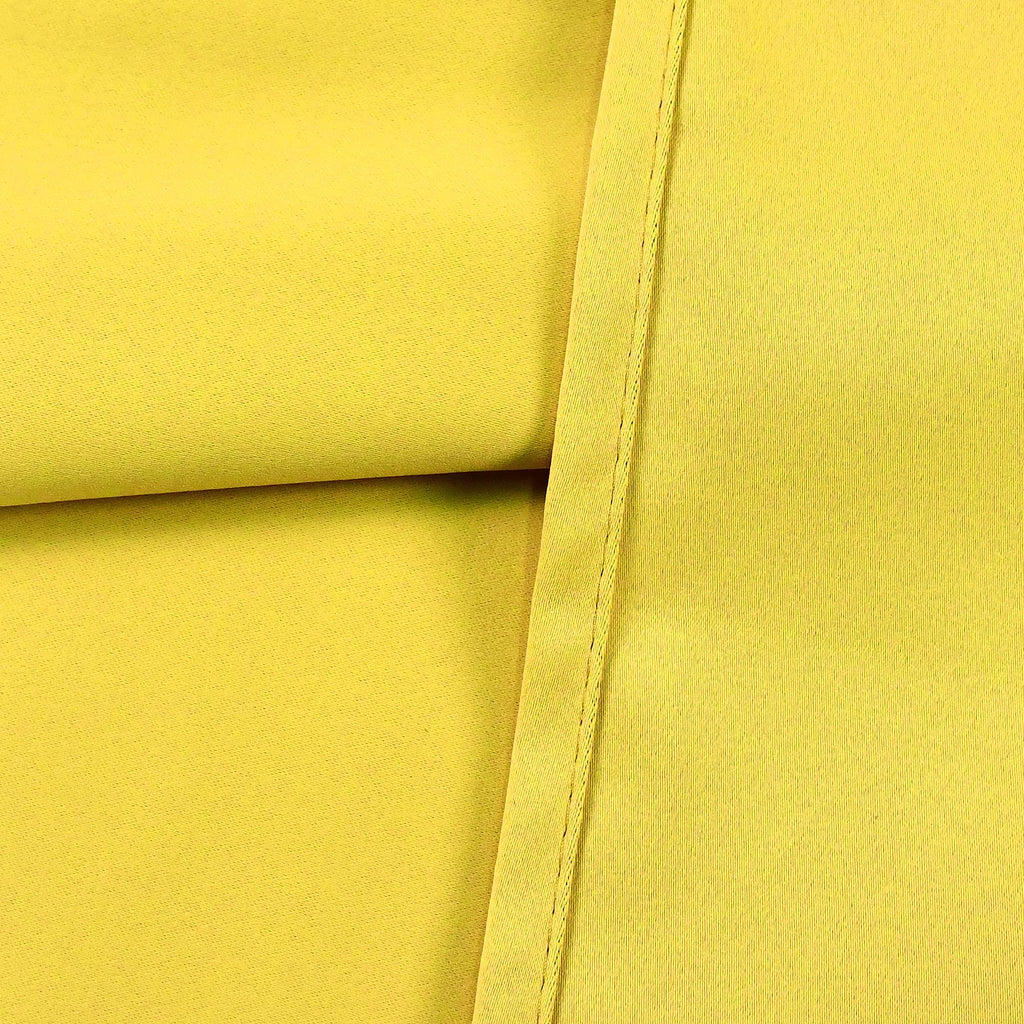 Bright Yellow Valance Windows Solid Gold Yellow Blackout Curtain Valance with Grommet Short Straight Drape Valance