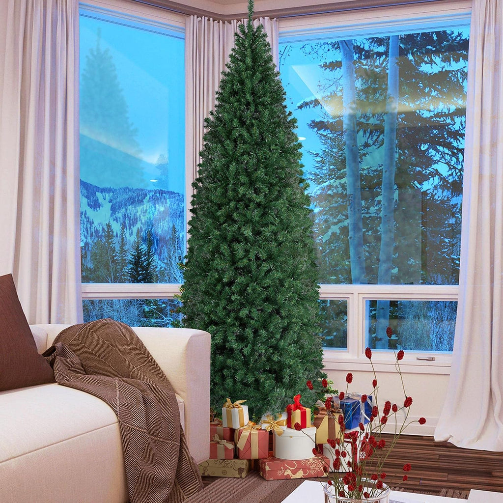 Pre-lit Pencil Christmas Tree