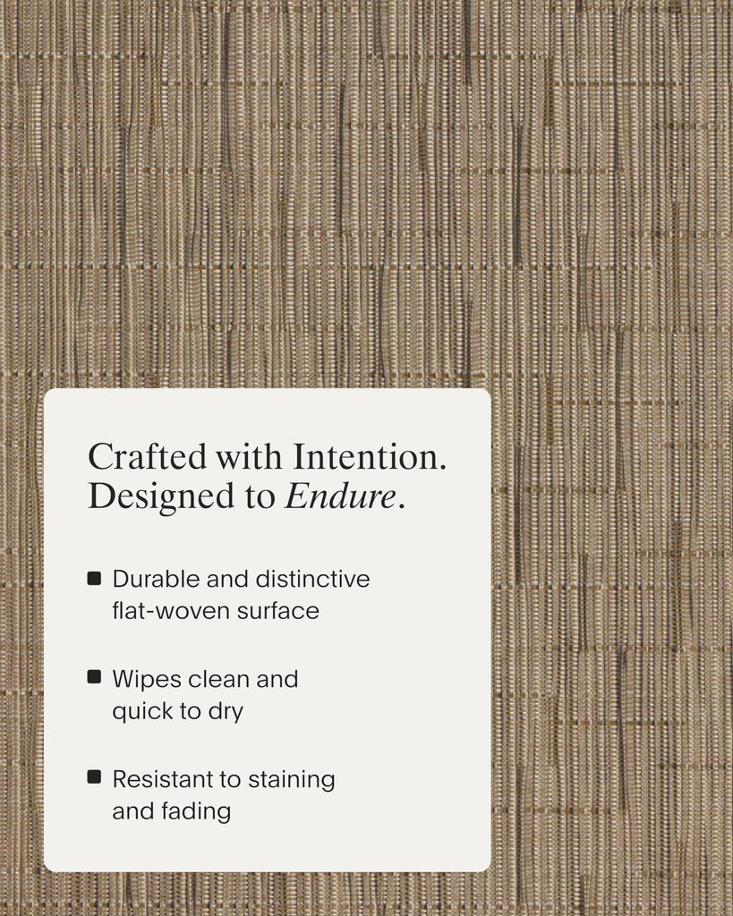 Bamboo Placemats Set of 4, Woven Oval Placemats