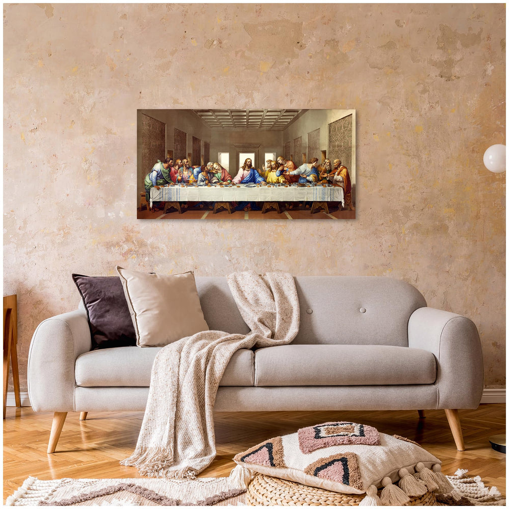 The Last Supper Wall Art Canvas Prints 36x18