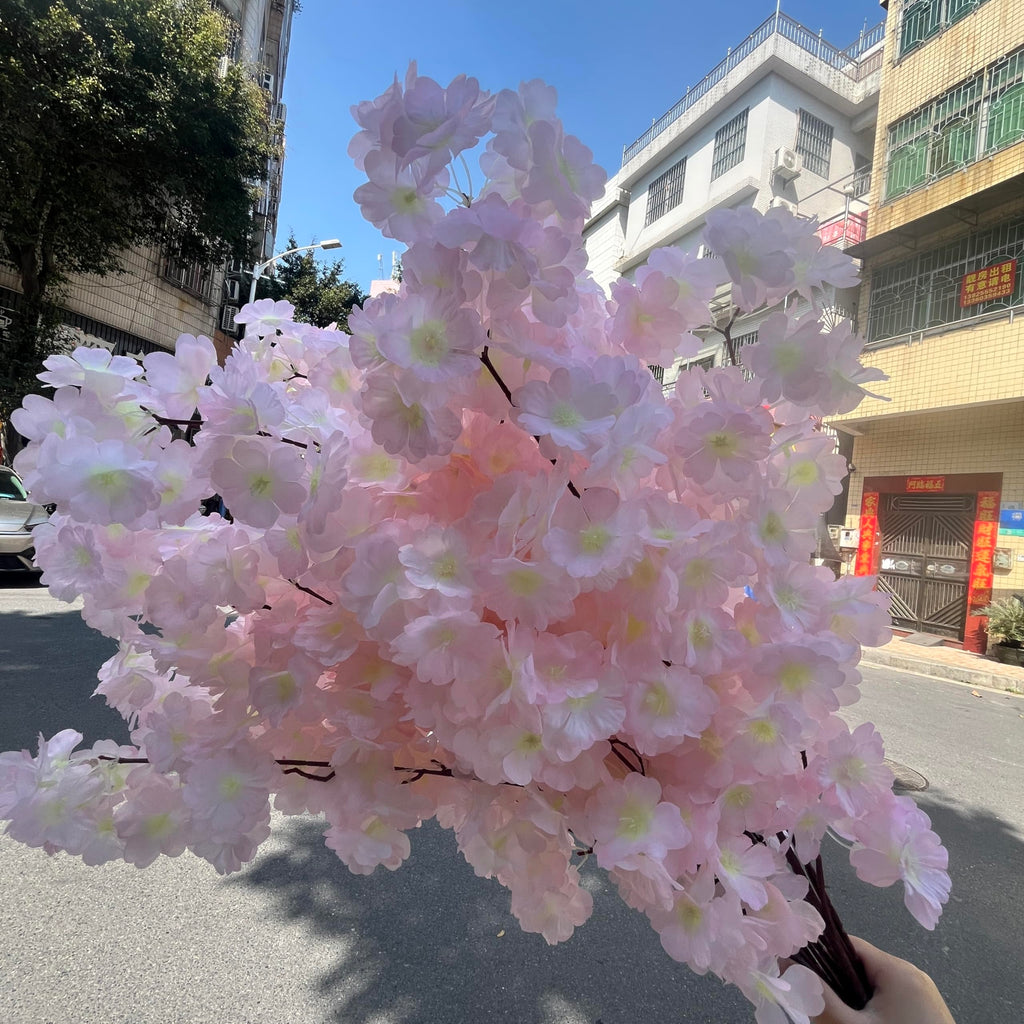 50 Artificial Cherry Blossoms and Peach Blossom Branches