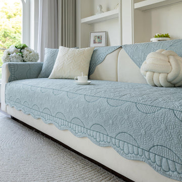 Quilted Couch Covers for Sofa Floral Couch Cover for Sectional Sofa