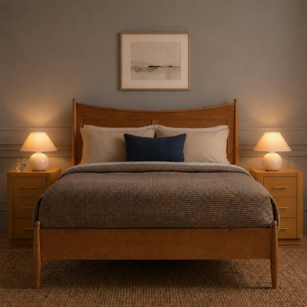Fiona 11" LED Table Lamp - Modern Ceramic Small Lamp with Diffusing Lamp Shade for Bedside, Nightstand, Desk - Cozy