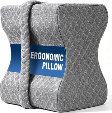 Knee Pillow for Side Sleepers, Leg Pillow for Sciatica, Back,HIPS,Knees,Joints Pain Relief,Pillows for Between Legs