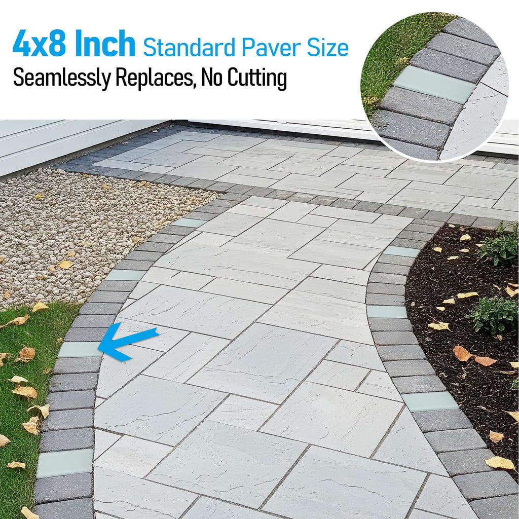 5CCT Paver Light, 4x8 Inch Low Voltage LED Landscape Light